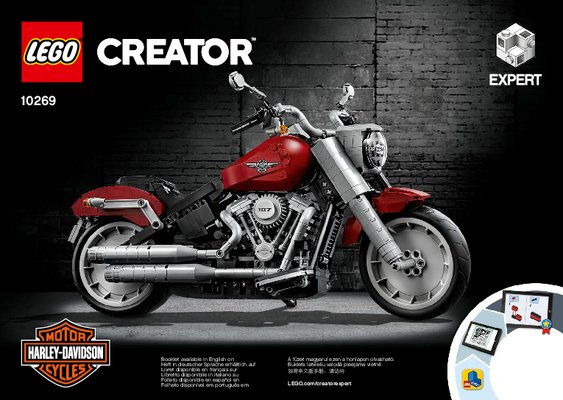 Notice / Instructions de Montage - LEGO - 10269 - Harley-Davidson® Fat Boy®: Page 1