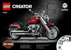 Notice / Instructions de Montage - LEGO - 10269 - Harley-Davidson® Fat Boy®: Page 1