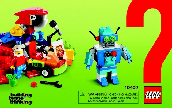 Notice / Instructions de Montage - LEGO - 10402 - Fun Future: Page 1