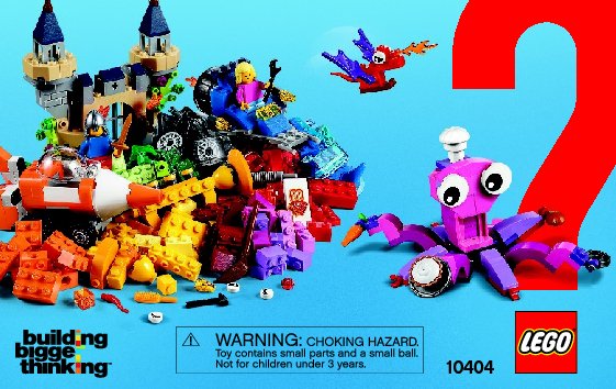 Notice / Instructions de Montage - LEGO - 10404 - Ocean's Bottom: Page 1