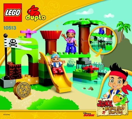 Notice / Instructions de Montage - LEGO - DUPLO - 10513 - La cachette du Pays Imaginaire: Page 1