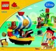 Notice / Instructions de Montage - LEGO - DUPLO - 10514 - Le vaisseau pirate de Jake: Page 1