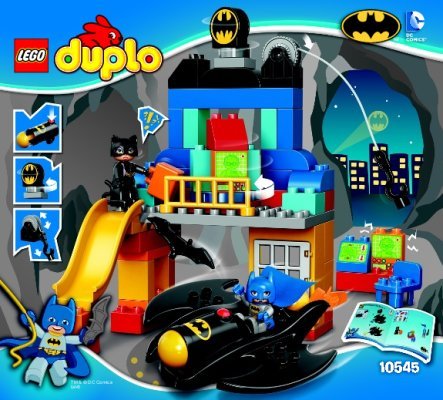 Notice / Instructions de Montage - LEGO - DUPLO - 10545 - Batman et Catwoman: Page 1