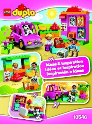 Notice / Instructions de Montage - LEGO - DUPLO - 10546 - Le supermarché: Page 1