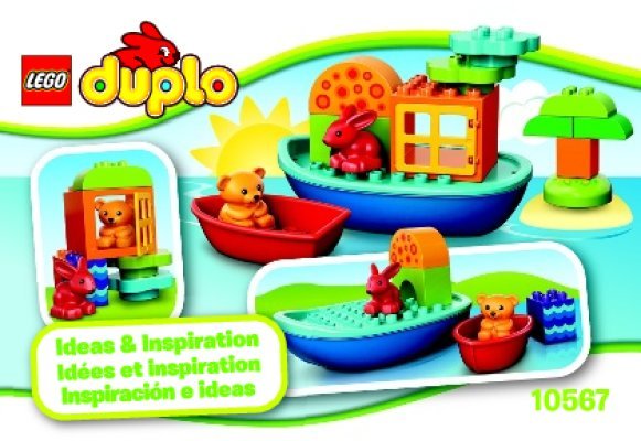 Notice / Instructions de Montage - LEGO - DUPLO - 10567 - Ensemble pour le bain pour tout-petits: Page 1