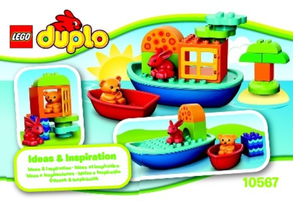 Notice / Instructions de Montage - LEGO - DUPLO - 10567 - Ensemble pour le bain pour tout-petits: Page 1