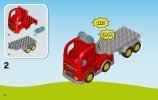 Notice / Instructions de Montage - LEGO - DUPLO - 10592 - Le camion de pompiers: Page 4