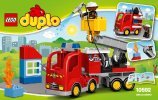 Notice / Instructions de Montage - LEGO - DUPLO - 10592 - Le camion de pompiers: Page 1