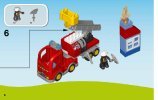 Notice / Instructions de Montage - LEGO - DUPLO - 10592 - Le camion de pompiers: Page 8