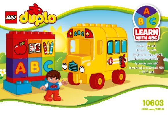 Notice / Instructions de Montage - LEGO - DUPLO - 10603 - Mon premier bus: Page 1