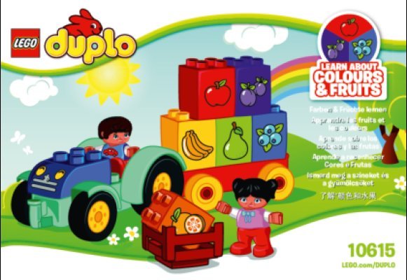 Notice / Instructions de Montage - LEGO - DUPLO - 10615 - Mon premier tracteur: Page 1