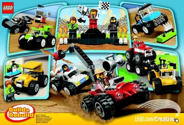 Notice / Instructions de Montage - LEGO - 10655 - LEGO® Monster Trucks: Page 1