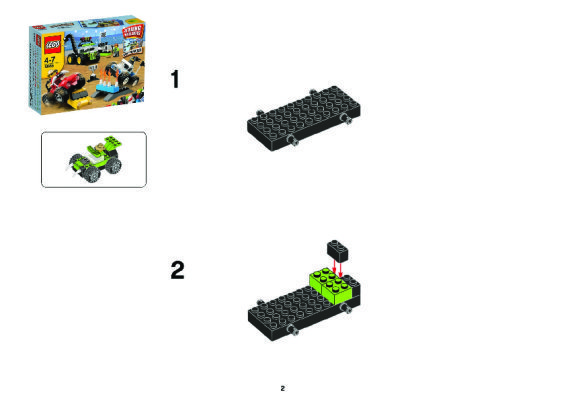 Notice / Instructions de Montage - LEGO - 10655 - LEGO® Monster Trucks: Page 1