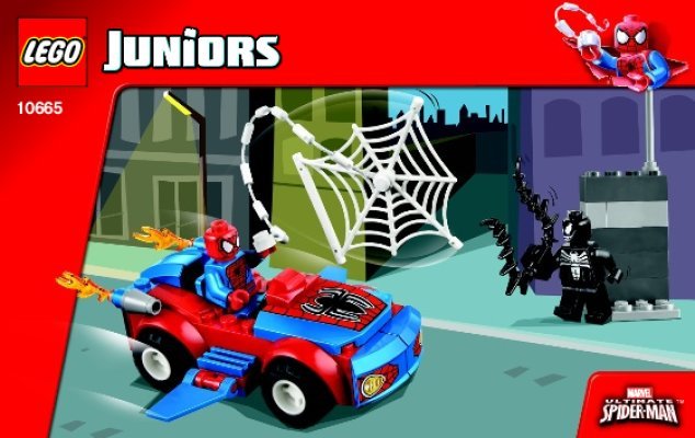 Notice / Instructions de Montage - LEGO - Juniors - 10665 - Spiderman: Page 1