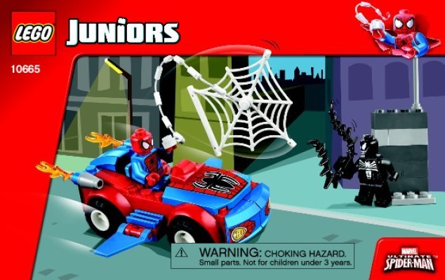 Notice / Instructions de Montage - LEGO - Juniors - 10665 - Spiderman: Page 1