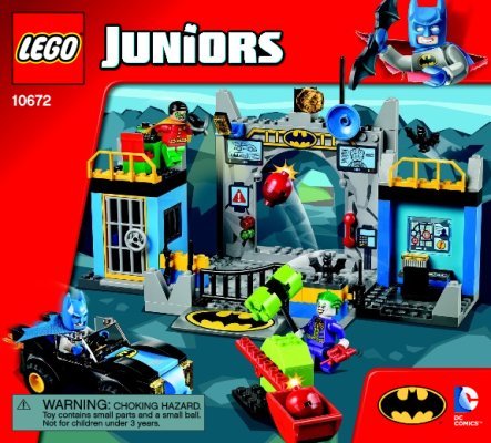 Notice / Instructions de Montage - LEGO - Juniors - 10672 - L'attaque de la Batcave: Page 1