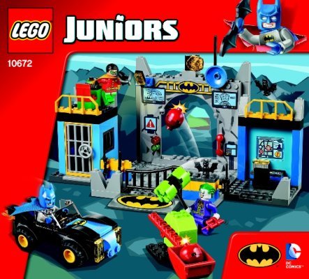 Notice / Instructions de Montage - LEGO - Juniors - 10672 - L'attaque de la Batcave: Page 1