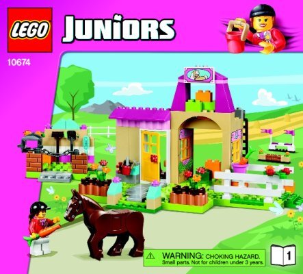 Notice / Instructions de Montage - LEGO - Juniors - 10674 - Grande boîte du centre équestre: Page 1