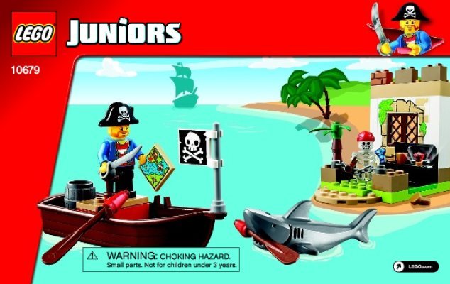 Notice / Instructions de Montage - LEGO - Juniors - 10679 - La chasse au trésor des pirates: Page 1