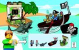 Notice / Instructions de Montage - LEGO - Juniors - 10679 - La chasse au trésor des pirates: Page 2