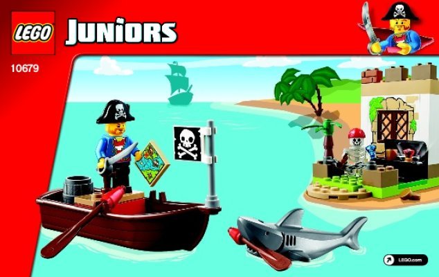 Notice / Instructions de Montage - LEGO - Juniors - 10679 - La chasse au trésor des pirates: Page 1