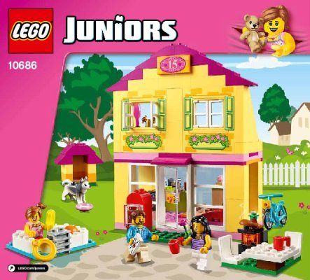 Notice / Instructions de Montage - LEGO - Juniors - 10686 - La maison: Page 1