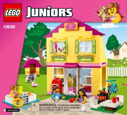 Notice / Instructions de Montage - LEGO - Juniors - 10686 - La maison: Page 1