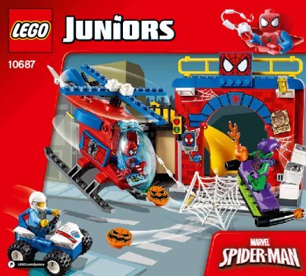 Notice / Instructions de Montage - LEGO - Juniors - 10687 - La cachette de Spider-Man™: Page 1