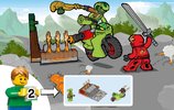 Notice / Instructions de Montage - LEGO - Juniors - 10722 - L'attaque du serpent NINJAGO: Page 18