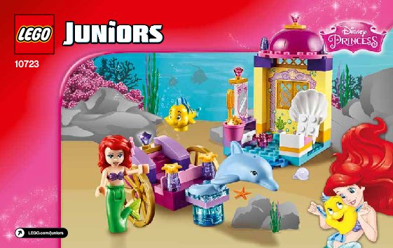 Notice / Instructions de Montage - LEGO - Juniors - 10723 - Le carrosse-dauphin d'Ariel: Page 1