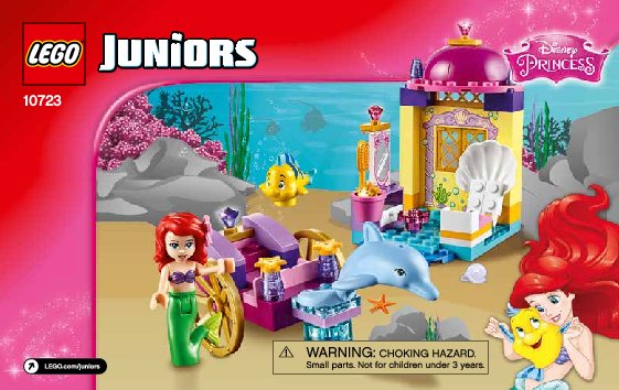 Notice / Instructions de Montage - LEGO - Juniors - 10723 - Le carrosse-dauphin d'Ariel: Page 1