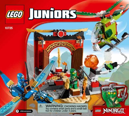 Notice / Instructions de Montage - LEGO - Juniors - 10725 - Le temple perdu de NINJAGO: Page 1