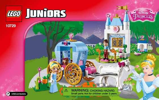 Notice / Instructions de Montage - LEGO - Juniors - 10729 - Le carrosse de Cendrillon: Page 1