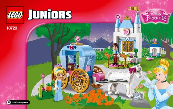 Notice / Instructions de Montage - LEGO - Juniors - 10729 - Le carrosse de Cendrillon: Page 1