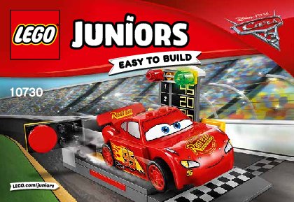 Notice / Instructions de Montage - LEGO - Juniors - 10730 - Le propulseur de Flash McQueen: Page 1