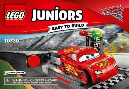 Notice / Instructions de Montage - LEGO - Juniors - 10730 - Le propulseur de Flash McQueen: Page 1