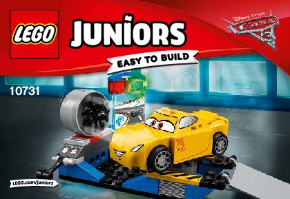 Notice / Instructions de Montage - LEGO - Juniors - 10731 - Le simulateur de course de Cruz Ramirez: Page 1