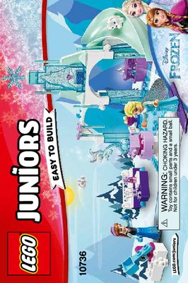 Notice / Instructions de Montage - LEGO - Juniors - 10736 - L'aire de jeu d'Anna et Elsa: Page 1