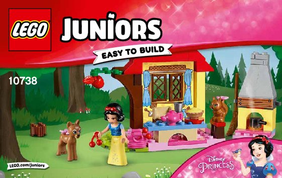 Notice / Instructions de Montage - LEGO - Juniors - 10738 - Le chalet de Blanche-Neige: Page 1