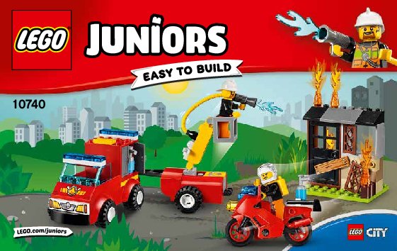 Notice / Instructions de Montage - LEGO - Juniors - 10740 - La valisette "les pompiers": Page 1