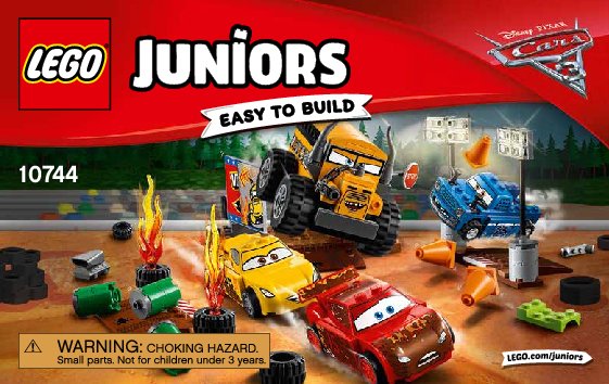 Notice / Instructions de Montage - LEGO - Juniors - 10744 - Le Super 8 de Thunder Hollow: Page 1