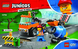 Notice / Instructions de Montage - LEGO - 10750 - Road Repair Truck: Page 1