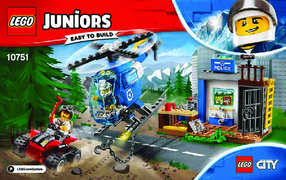 Notice / Instructions de Montage - LEGO - 10751 - Mountain Police Chase: Page 1