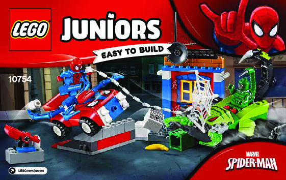 Notice / Instructions de Montage - LEGO - 10754 - Spider-Man vs. Scorpion Street Showdown: Page 1