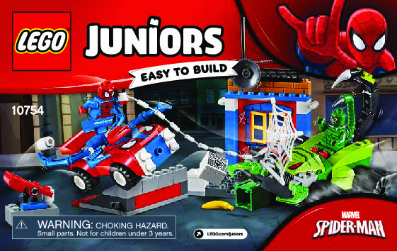 Notice / Instructions de Montage - LEGO - 10754 - Spider-Man vs. Scorpion Street Showdown: Page 1