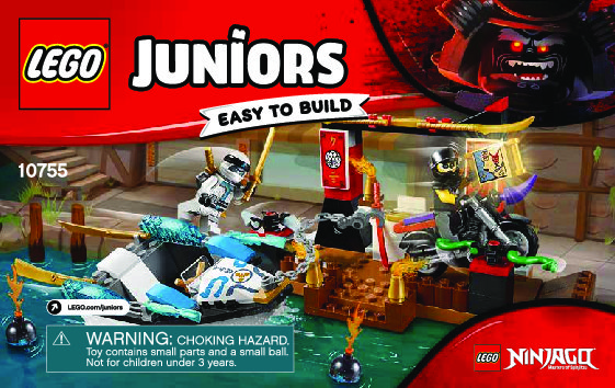 Notice / Instructions de Montage - LEGO - 10755 - Zane's Ninja Boat Pursuit: Page 1