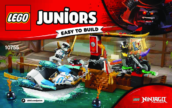 Notice / Instructions de Montage - LEGO - 10755 - Zane's Ninja Boat Pursuit: Page 1