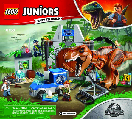 Notice / Instructions de Montage - LEGO - 10758 - T. rex Breakout: Page 1