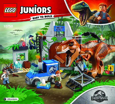 Notice / Instructions de Montage - LEGO - 10758 - T. rex Breakout: Page 1