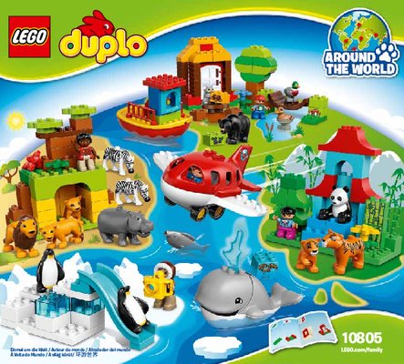 Notice / Instructions de Montage - LEGO - DUPLO - 10805 - Le tour du monde: Page 1